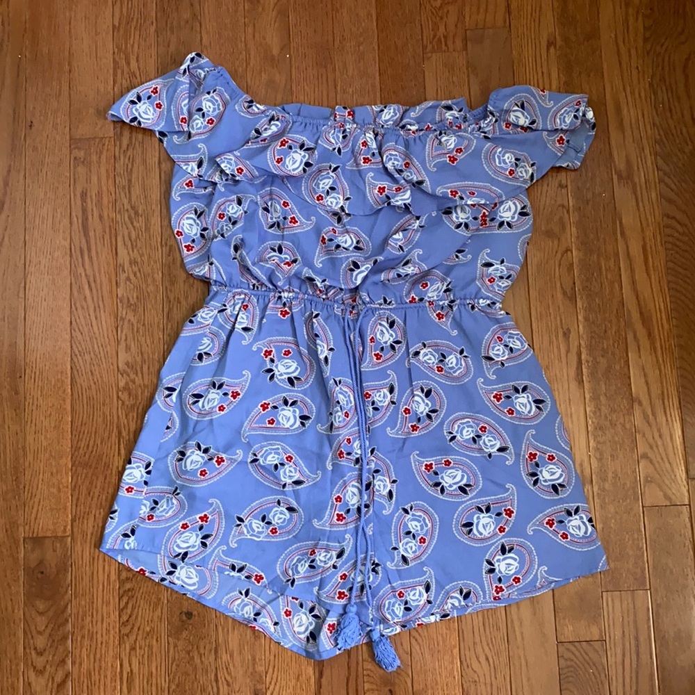 Light Blue, Spring Romper